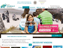 Tablet Screenshot of familien-reisen.com